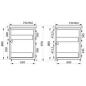 Preview: 304115 Schubladenkit Euro/Liter 1/3-2/3 Version (25) K