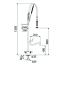 Preview: 545610 545693 (23) G Geschirrbrause mit Zugautomatik PREMIUM PLUS mit Schwenkventil Anschluss 3/8"