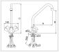Preview: 546115 (25) G Einhebeleinlochmischbatterie Niederdruck Hebel kurz
