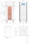 Preview: AP1B/F64-R2 (25) Euronorm Bäckerei Kühlschrank Tiefkühlschrank 700 Liter Umluft, 1 Tür, 20x EN 600x400