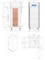 Preview: AP1N/F64-R2 (25) Euronorm Bäckerei Kühlschrank 700 Liter Umluft, 1 Tür, 20x EN 600x400