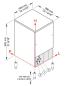 Preview: ICE50A-R2 (23) Eiswürfelbereiter gefüllte Eiswürfel 45KG/24Std mit Reservebehälter 25 kg