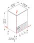 Preview: ICE95A-R2 (23) Eiswürfelbereiter gefüllte Eiswürfel 90KG/24Std mit Reservebehälter 55 kg