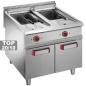 Preview: E9/F36A8-N (25) Elektro-Fritteuse 2 Becken 18 Lit., auf Unterschrank