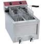 Preview: FSM-2V5ET/S (25) Elektro Fritteuse 2 x 8 Lit. - TOP