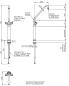 Preview: PREMIUM 20911019 1E.2203.92V.11 CW7004-HD (23) Standsäule Mischbatterie mit Schwenkhahn