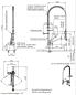 Preview: STYL 20922019 2S.3024.P020.76/C48 (23) Geschirrwaschbrause mit Einhebelmischer für Zweiloch-Montage mit Schwenkhahn