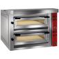 Preview: LFD-08-LX (25) Elektro Pizzaofen, 2x 4 Pizzen 350mm - FULL Schamottstein