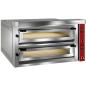 Preview: LFD-18L-LX (25) Elektro Pizzaofen "extra large", 2x 9 Pizzen 350mm - FULL Schamottstein