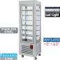 Preview: SNE/GN-A5-R2 (25) Panorama vitrine , 5 rostablage, 360 LT, Edelstahl