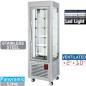 Preview: SNE/RN-A5-R2 (25) Panorama Vitrine, 5 rotierende Glasablagen, 360 LT, Edelstahl
