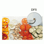 Preview: 40700008 TM2 INOX (25) K Profi Gemüseschneider, Edelstahl, 200kg/h