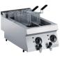 Preview: E17/F2V54T-N (25) Elektro Friteuse, 2x 5 Liter