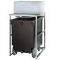 Preview: ICE280MAS-R2 (25) Granulat-Eismaschine Flockeneisbereiter 280 kg ohne Reservebehälter "Luft"