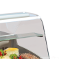 Preview: Super 1500C 23132151 (25) K Mehrzweckvitrine mit stiller Kühlung, gebogene Glasscheibe, 1506x939xh530