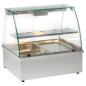 Preview: VBE-211 (25) Warmhaltevitrine, Bain-Marie 2x GN 1/1 Panorama, 70x61x68