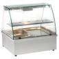 Preview: VBE-211 (23) Warmhaltevitrine, Bain-Marie 2x GN 1/1 Panorama, 70x61x68