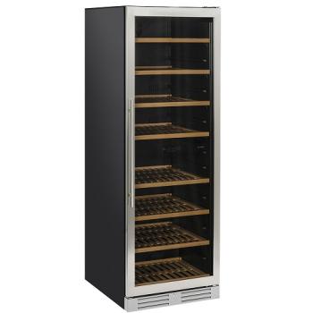 WCB/38-T2 WCB/38-X2S (25) Weinkühlschrank Vitrine, belüftet, 375 Lt.,2 Temperatur ,BLACK