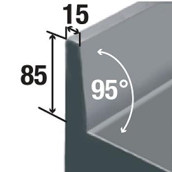 DT178/P9A_EV (25) Umluft- Kühltisch, 3 Türen GN 1/1, 405 Lit. mit Waschbecken