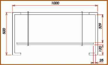 HV/1205 Kondensationshaube 1200x1100x500mm