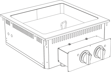 10417411 (27) K Multibräter 13,8 Liter Drop In 700 Breite 600mm
