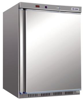202TK CHR 347216 (25) K Tiefkühlschrank-Gefrierschrank, statisch, 150 Liter. Außen aus Edelstahl