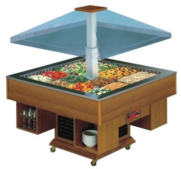 Gazebo 23202039 (25) K Fahrbare Salatbar für 8 x G/N 1/1 für den Buffetbereich