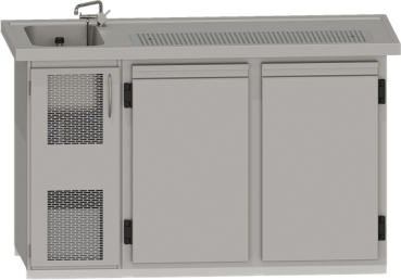 Paris (25) K 304340 304341 304342 304343 Getränketheke mit Abdeckung, 1 Becken, 1 Türe