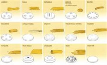 Z/DMPF15 (22) M Nudelformen für Nudelmaschine NM15