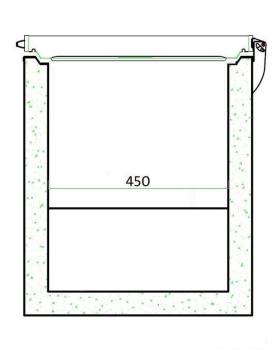 L60 TK400 916049 (24) K Labor-Tiefkühltruhen bis -60°C Bruttoinhalt 400 Liter