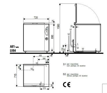 A81-ek BASE AA08130 (25) Gemüsewaschmaschine-& Salatwaschmaschine