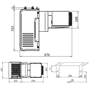 AP40M-1Z-R2 (25) KÜHL-HUCKEPACK-AGGREGAT Monoblock bis 6,1 m3