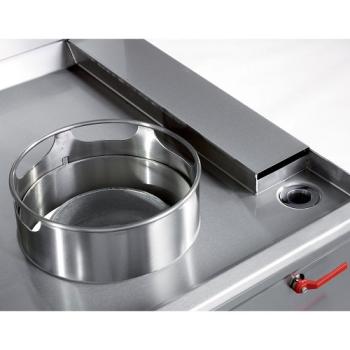 CHINA/7L (25) Gas Wok Herd 7 Brenner mit Überflutungssystem