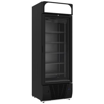 CLN53-SB (25) Glastür Tiefkühlschrank, 496 Liter