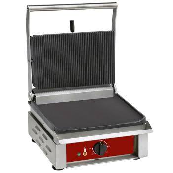 CONTACTSM1/SN (23) Kontaktgrill MEDIUM, emaillierte Platten oben grillt, unten glatt