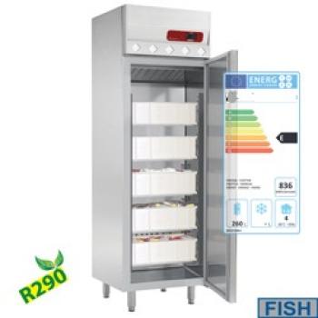 IDS40-R6 (23) Fischkühlschrank, 400 Liter, 1 Tür, 600x600xh1890