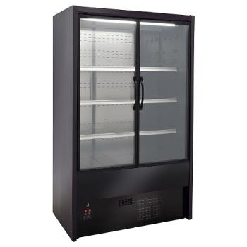 DS10/B5-P9B DS10/B5-P9P (25) Dallas Wandkühlregal, Flügeltüren - SCHWARZ