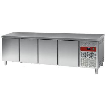 DP255/PC-R2 (23) Konditorei-Bäckerei Kühltisch, Umluft, 4 Türen EN 600x400, 760 Liter