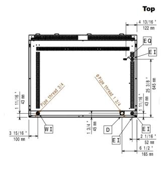 E22/GPLP3-HP (25) Elektro-Vapor-Grill HP 1200mm - TOP