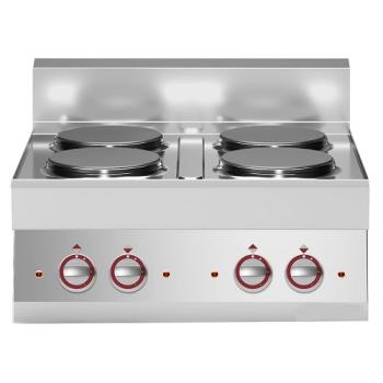 E65/4P7T-N (25) Elektroherd 4 Platten -Top-