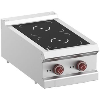 E7/2ID4T-N (25) Induktionsherd, 2 Induktionszonen, -TOP-