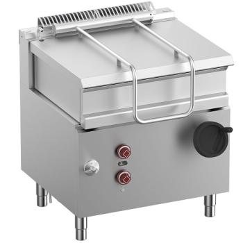 E7/BRI8-N (25) Elektro Kippbratpfanne mit Edelstahlbecken, Kapazität 50 Liter, 70x70x85