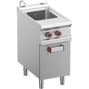 E7/CPA4-N (25) Elektro-Nudelkocher, 1 Becken, 26 Lt. (s/Körbe) auf Unterbau