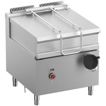 E9/BRI8-N (25) Elektro-Kippbratpfanne, Becken aus Edelstahl 80 Lit., auf Unterbau