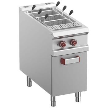 E9/CPA4-N (25) Elektro-Nuddelkocher , 1 Becken 40 Lit., auf Unterschrank (s/Korb)