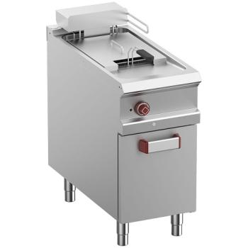 E9/F18A4-N (25) Elektrische Fritteuse 1 Becken 18 Lit., auf Unterschrank