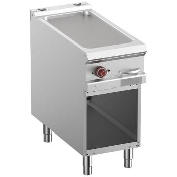E9/PLA4-N (25) Elektro-Grillplatte, glatt, Modul 1/2, offener Unterbau