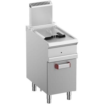 G7/F14A4-N (25) Gas Fritteuse 1 Becken 14 Liter mit Unterbau, 70x70x85