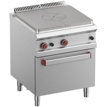 G7/TF7-N (25) Gas Glühplatte mit Gasbackofen GN 2/1, 70x70x850