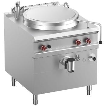 G9/M10I8-N (25) Gas Kochkessel indirekt beheizt, 100 Liter, auf Unterbau
